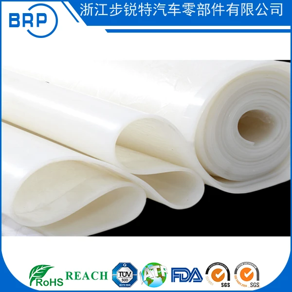 High Purity Silicone Solid Sheet Heat Resistant Colored Rubber Sheeting